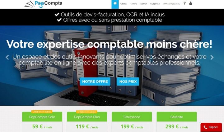 Comptabilité en ligne Expert Comptable moins cher