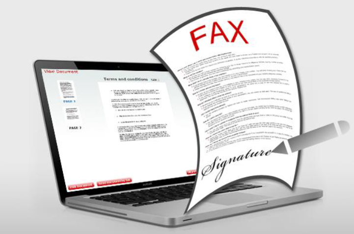 Sign online without paper printing with Popfax